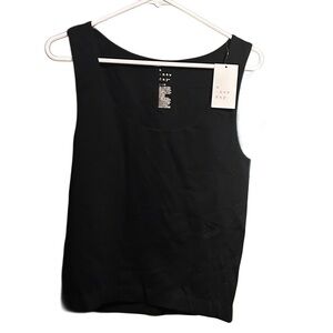 A New Day Women's Slim Fit Seamless Tank Top Black